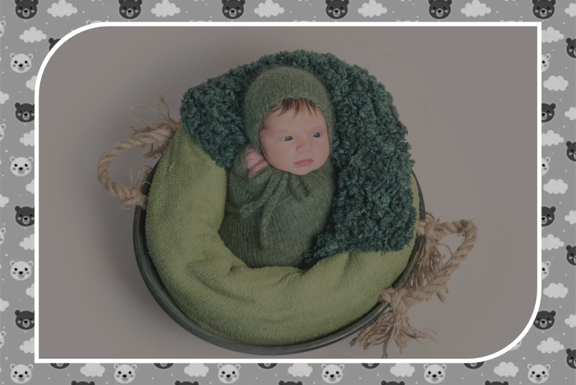آموزش دورپیچ نوزاد برای عکاسی